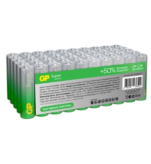 Батарейка GP Super G-Tech AA (LR6) 15A алкалиновая, SB50