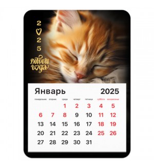 Календарь на магните отрывной на 2025 год 