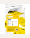Бумага цветная для офисной печати 50 листов, А4, deep, желтый, 80г/м2 (OfficeSpace)