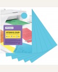 Бумага цветная для офисной печати 100 листов, А4, голубой 