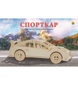 Сборная модель из дерева 