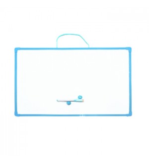 Доска магнитно-маркерная 35*25 см, пластик, цвет - голубой (KWELT)
