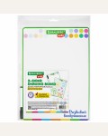 Доска для рисования 24*34 см с маркером, двусторонняя 