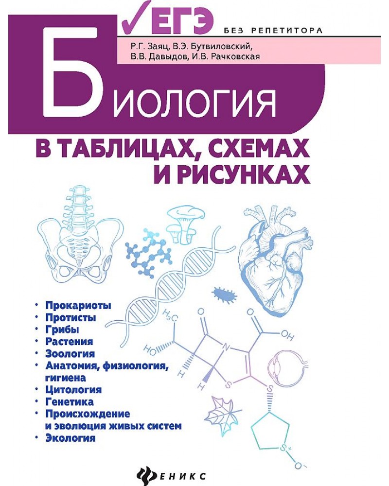 Биология в рисунках схемах и таблицах