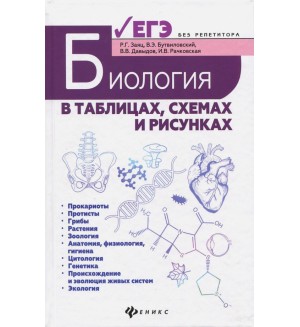 Заяц Р. Биология в таблицах, схемах и рисунках. Без репетитора
