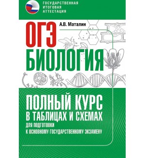 Маталин А. Биология. Полный курс в таблицах и схемах для подготовки к ОГЭ. Полный курс в таблицах и схемах для подготовки к ОГЭ