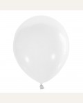 Воздушные шары, 100шт., М12/30см, Поиск, белый, пастель