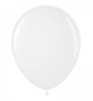Воздушный шар, М12/30см, пастель, белый