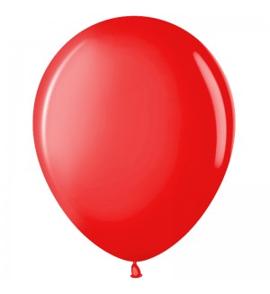 Воздушный шар, М12/30см, пастель, красный