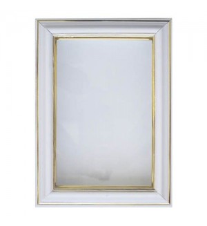 Рама со стеклом 21*30 см, с прозрачным дном для папертоли (пластик), молоко