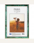 Рамка пластиковая 21*30см, №2, малахит