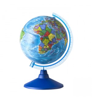 Глобус Земли политический, 15см, на круглой подставке