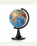 Глобус Земли физический, 12см, на круглой подставке