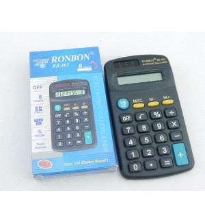 Калькулятор карманный 8 разрядов, питание от батарейки (Ronbon)