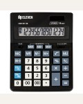 Калькулятор настольный 14 разрядов, двойное питание, 155*205*35мм, черный 