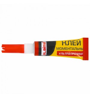 Клей моментальный (суперклей) 3г, особопрочный (LAIMA)