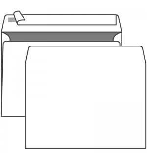 Конверт бумажный C4, 229*324мм, б/подсказа, б/окна, отр. лента, внутр. запечатка (Курт)