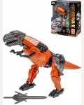 Игрушка. Динозавр трансформер, 20,5*8*25см, оранжевый