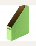 Накопитель-лоток архивный 75мм, зеленый, микрогофрокартон (OfficeSpace)