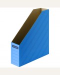 Накопитель-лоток архивный 75мм, синий, микрогофрокартон (OfficeSpace)