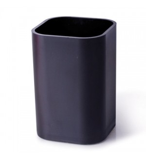 Стакан пластиковый, квадратный, черный (Uniplast)