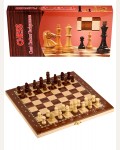 Настольная игра 3 в 1 (шахматы, нарды, шашки), 29, дерево