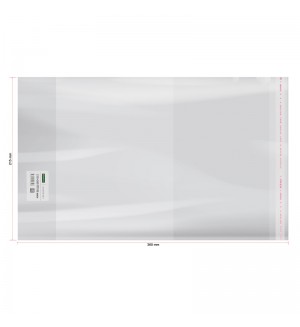 Обложка 215*360 для дневников и тетрадей, универсальная с липким слоем, ПП, 80мкм (Greenwich Line)