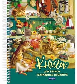 Книга для записи кулинарных рецептов 80 листов, А5 