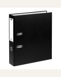 Папка-регистратор А4, 75мм, бумвинил, с карманом на корешке, черная (OfficeSpace)