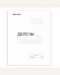 Папка-скоросшиватель А4, 280 г/м2, картон немелованный, белый 