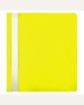 Папка-скоросшиватель А5, 140/180мкм, пластик., желтая, текстура поверхности- песок (KWELT)
