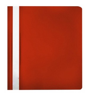 Папка-скоросшиватель А5, 140/180мкм, пластик., красная, текстура поверхности- песок (KWELT)