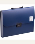 Папка-портфель А4, 700мкм, 7 отделений, синяя (OfficeSpace)
