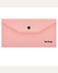 Папка-конверт на кнопке C6, 180мкм, фламинго 