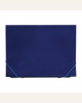 Папка пластиковая на резинках А4, 500мкм, 13 отделений, синяя (OfficeSpace)