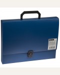 Папка-портфель А4, 600мкм, 1 отделение, синий (OfficeSpace)