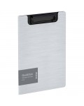 Папка-планшет с зажимом А5+, 1800 мкм, пластик (полифом), белая 