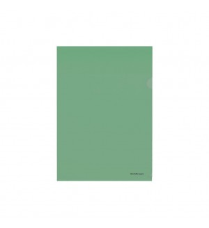 Папка-уголок А4, 180мкм, зеленая 