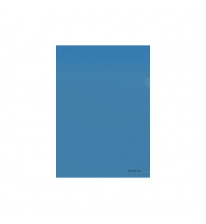 Папка-уголок А4, 180мкм, синяя 
