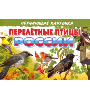 Перелетные птицы России. Обучающие карточки и плакаты