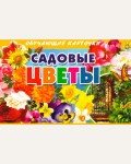 Садовые цветы. Обучающие карточки