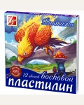 Пластилин 12 цветов, 210г, восковой, со стеком, картон 