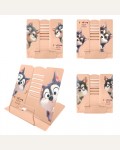 Подставка для книг 21*19см, металлическая, ассорти 
