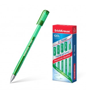 Ручка гелевая зеленая, 0,5 мм 