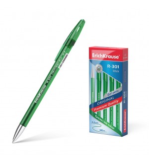 Ручка гелевая зеленая, 0,5мм 