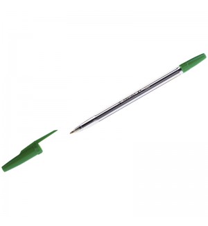 Ручка шариковая зеленая, 1,0мм 