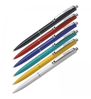 Ручка шариковая автоматическая синяя 1,0мм "K15", ассорти (Schneider)