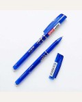 Ручка пиши-стирай гелевая синяя 0,5мм, цветной корпус 