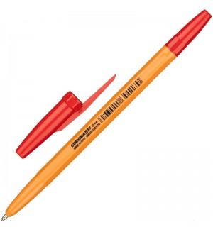 Ручка шариковая красная, 1,0мм 