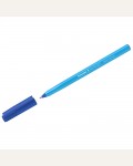 Ручка шариковая синяя, 0,7мм, голубой корпус 